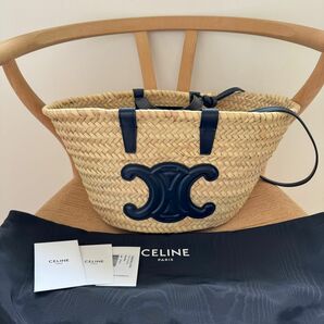 【hrm様専用】国内未入荷CELINE ディーントリオンフ パニエ 限定色ネイビー