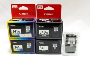 ■即決！Canon 340XL 341XL 340 合計5個 純正 インクカートリッジ キャノン