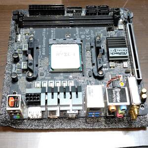 マザーボード・CPUセット ASRock Fatal1ty B450 Gaming-ITX/ac＆AMD Ryzen 5 5600G 自作PCパーツ