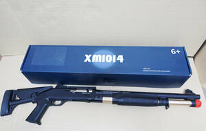 XM1014　ライブシェル　エアーコッキング　ショットガン　シェル18発付き スポンジ弾　玩具