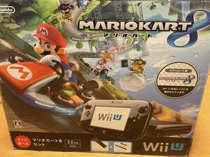 Nintendo WiiU 本体 マリオカート8セット 32GB クロ ゲームハード 任天堂 WUP-001 1748-06-1