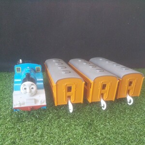  Plarail large . river railroad Thomas the Tank Engine number passenger car 1 both increase .4 both compilation . set operation verification ending 