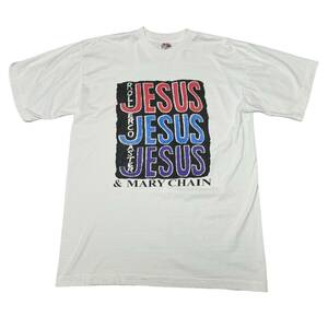 * редкий The Jesus and Mary Chain 1990 год Tour футболка size:L /ji- The s&me Reach . in ji The meli
