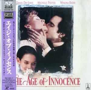 B00177874/LD2枚組/ダニエル・デイ・ルイス「エイジ・オブ・イノセンス(1993/Widescreen)」