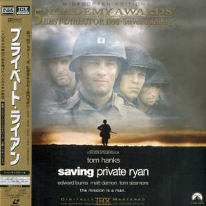 B00180613/LD2枚組/トム・ハンクス / マット・デイモン「プライベート・ライアン Saving Private Ryan 1998 [Widescreen] (1999年・PILF-の画像1