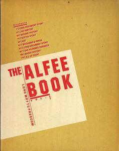 I00007682/* photoalbum /THE ALFEE (ji* Alf .-)[The Alfee Book Vol.1 / Long Way To Freedom (1987 year )]