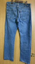 Levi's 501 W32/L32 ストレートデニムパンツ、ジーンズ ■ ボタン裏4001/メキシコ製/00年代以降レギュラー_画像3