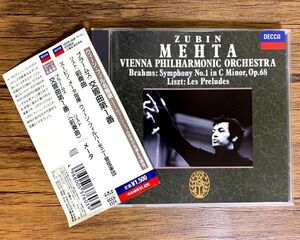 【貴重/'04年国内盤】ブラームス / 交響曲 第1番、リスト / 前奏曲 ■ メータ指揮ウィーンフィル（1976,66年録音）