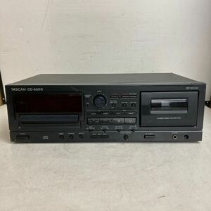 L087 TASCAM CD-A500 CDカセットレコーダー/本体のみ 通電NG ジャンク品