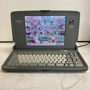 L104 Panasonic SLALA FW-U1C50 ワードプロセッサー/ワープロ 本体のみ/通電OK ジャンク品の画像1