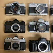 L113 フィルムカメラ 11台まとめてMINOLTA Canon KONICA など/動作未確認 ジャンク品_画像2