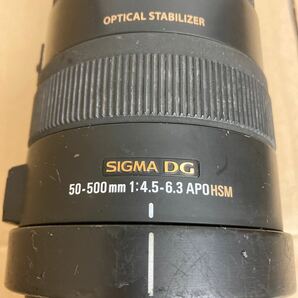 L125 SIGMA DG 50-500mm 1:4.5-6.3 APO HSM 望遠ズームレンズ /動作未確認 ジャンク品の画像7