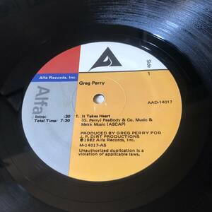 Greg Perry - It Takes Hear　(usedbox3)