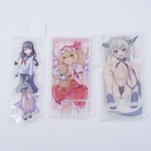 未使用 東方Project シメジシュミレーション ごちうさ 他 アクリルスタンド チャーム ストラップ など 23点 まとめ グッズ 同人 H5563の画像7