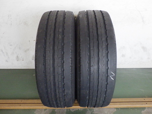 215/60R15.5 110/108L 12PR ヨコハマ LT 151R 中古 8分山 2本セット サマータイヤ 2020年製 L17291