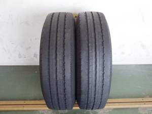 195/75R15 109/107L 12PR ヨコハマ LT 151R 中古 2本セット サマータイヤ 2023年製 L17301