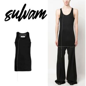 サルバム sulvam Long Tank Top 23SS ブラック Sサイズ