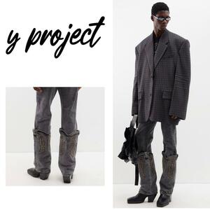 Y/PROJECT Mini Cowboy Cuff Jeans サイズ32