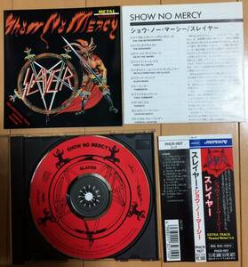 CD　SLAYER　スレイヤー　ショウ・ノー・マーシー - Show No Mercy （1983）