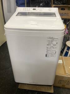 【中古】大阪引取歓迎　Panasonic　全自動電気洗濯機　NA-FA80H9　洗濯容量8㎏　2021年製　家電　浴室　脱衣所【KTORD03027】