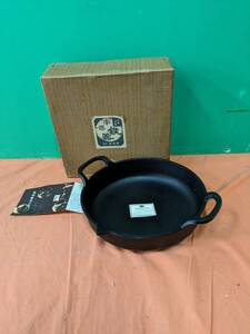 [ used ] Osaka pickup welcome ... south part iron vessel saucepan for sukiyaki Morioka south part iron .. iron vessel saucepan iron pan [KTDA071]