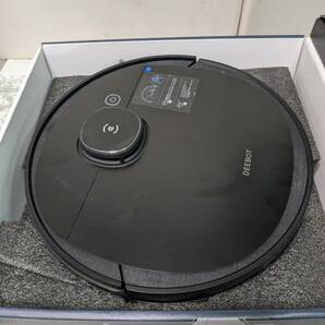 【中古】大阪引取歓迎 エコバックス DEEBOT OZMO950 DX9G ロボット掃除機 黒 吸引 拭くタイプ（水拭き） ※訳あり【KTDI157】の画像3