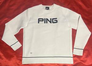 PING GOLFピンゴルフクルーネックプルオーバー　セーター　撥水性　ストレッチ　サイズLL