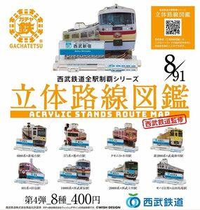 西武鉄道全駅制覇シリーズ第１弾　全８種コンプリートセット