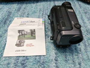 0604u0525　ソニー CCD-TR11 8mmビデオカメラ(8mmビデオデッキ)　ハンディカム VideoHi8