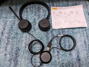 0604u1238　Jabra EVOLVE 20 MS SE 有線 ステレオ ヘッドセット ノイズキャンセリングマイク