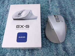 0604u1711 Elecom мышь беспроводная мышь Bluetooth EX-G... высшее . тихий звук проект 5 кнопка M размер белый лицо M-XGM15BBSWF/EC