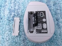 0604u1711　エレコム マウス ワイヤレスマウス Bluetooth EX-G 握りの極み 静音設計 5ボタン Mサイズ ホワイト フェイス M-XGM15BBSWF/EC_画像6