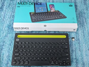 0603u1506　ワイヤレスキーボード Bluetoothタブレット用キーボード EK3381T　※同梱不可