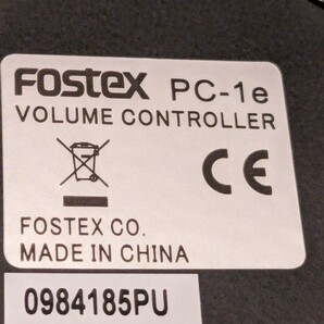 0604u2041 FOSTEX ボリューム・コントローラー PC-1e(B) ブラックの画像6