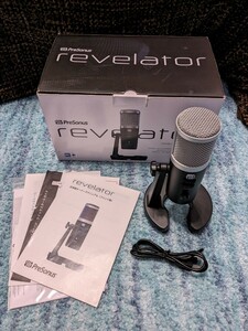 0604u2429　PreSonus Revelator エフェクト/ミキサー/ループバックを統合した USBマイクロフォン Studio One Artistバンドル