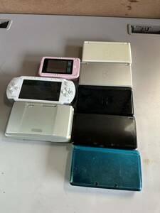 Nintendo 任天堂 DS DSLite 3DS PSP ゲーム機　8点 ジャンク