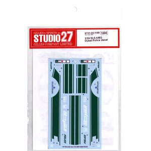 【STUDIO27】1/24 SLS AMG Dubai Police デカール