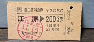 A【即決】(4) 江原→200km(江原発行) 7889