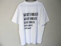 ADAM ET ROPE カートコバーン×10 Culture Tシャツ XLサイズ 白 アダムエロペ NIRVANA KURT COBAIN t-shirts ニルヴァーナ_画像2