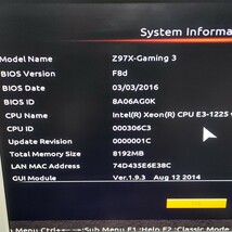 Gigabyte GA-Z97X-Gaming3 LGA1150 動作確認済_画像4