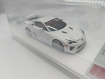 未開封 限定80台 1/43 EM698A EIDOLON Lexus LFA 2010 Rear wing up Ver. レクサス メイクアップ アイドロン_画像6