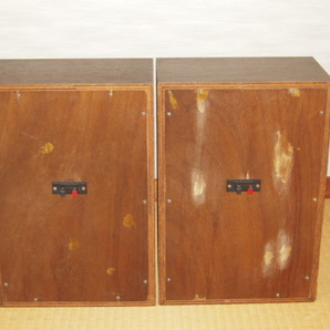 日本コロンビア（現DENONブランドの前身）16cmウーファ使用レトロ調2ウェイバスレフスピーカーシステム、中古ペアの画像3