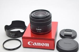 美品★Canon キヤノン RF 24-50mm F4.5-6.3 IS STM★おまけ付・レンズフード付