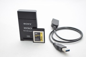★SONY XQD USB ADAPTER XQD SB-1 + XQD Lexar PROFESSIONAL 64GB★