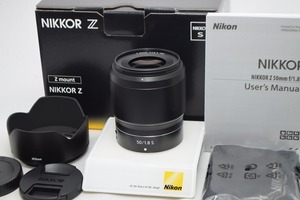 美品★Nikon ニコン NIKKOR Z 50mm F1.8 S★元箱付・レンズフード付