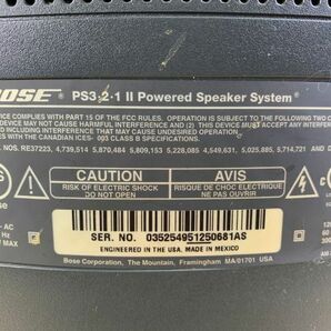 ◆GA80 スピーカーメディアセンター BOSE AV3-2-1ll / PS3-2-1ll 動作確認済 約20.5kg 家電 オーディオ機器◆Tの画像8
