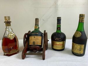 ◆GB96 ●未開栓品● ブランデー 4本まとめ　L.Dorville・ニッカ X.O・COURVOISIER など◆Y