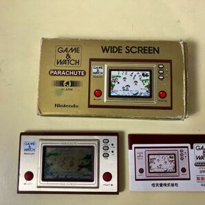 ◆GB129 ニンテンドー GAME&WATCH PARACHUTE PR-21 通電確認のみ 取扱説明書付き おもちゃ ゲーム◆Tの画像1