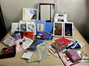 *GC87 * unused * handkerchie etc. 40 point and more summarize hand towel, scarf contains gentleman thing Valentino etc. woman thing Wedge wood etc. *T