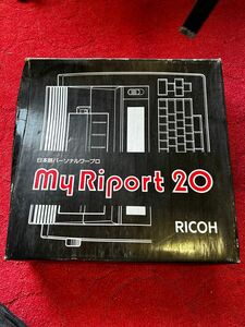 ７月処分！ Windows 昭和 ワープロ 日本語パーソナルワープロ myriport20 レトロ ビンテージ 中美品 ジャンク 